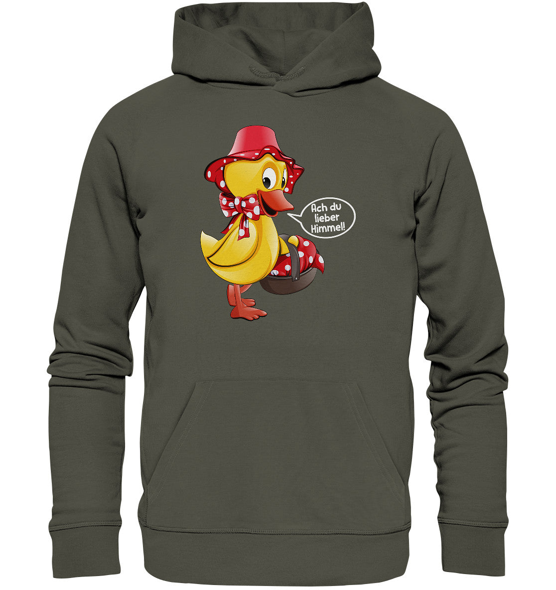DDR Ostalgie Kapuze / Organic Hoodie Unisex • UNSER SANDMÄNNCHEN - SCHNATTERINCHEN - ACH DU LIEBER HIMMEL!