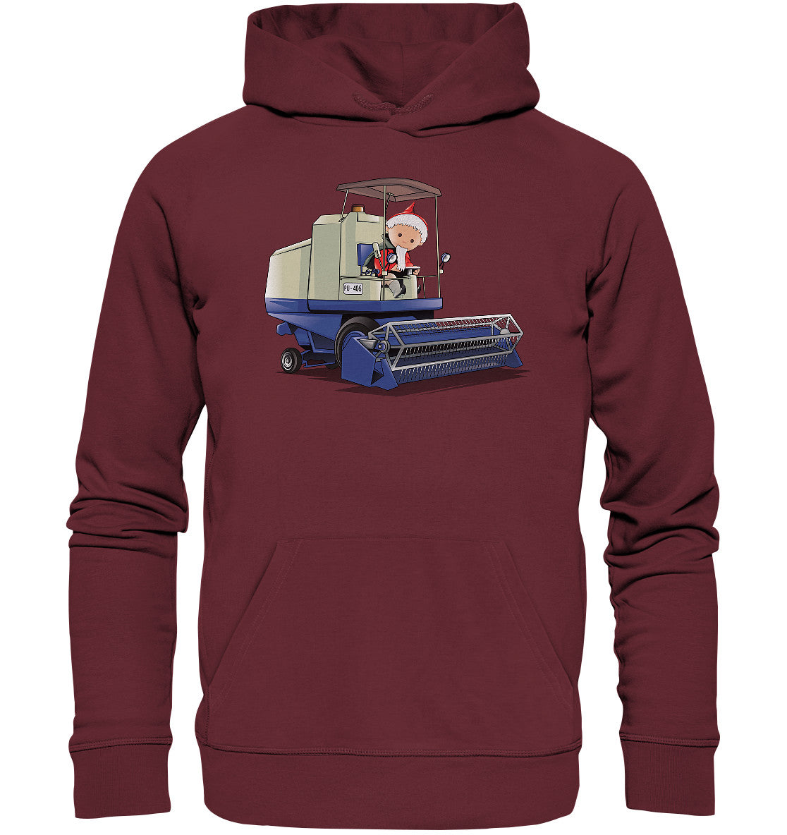 DDR Ostalgie Kapuze / Organic Hoodie Unisex • UNSER SANDMÄNNCHEN - ERNTEZEIT (PU-506)