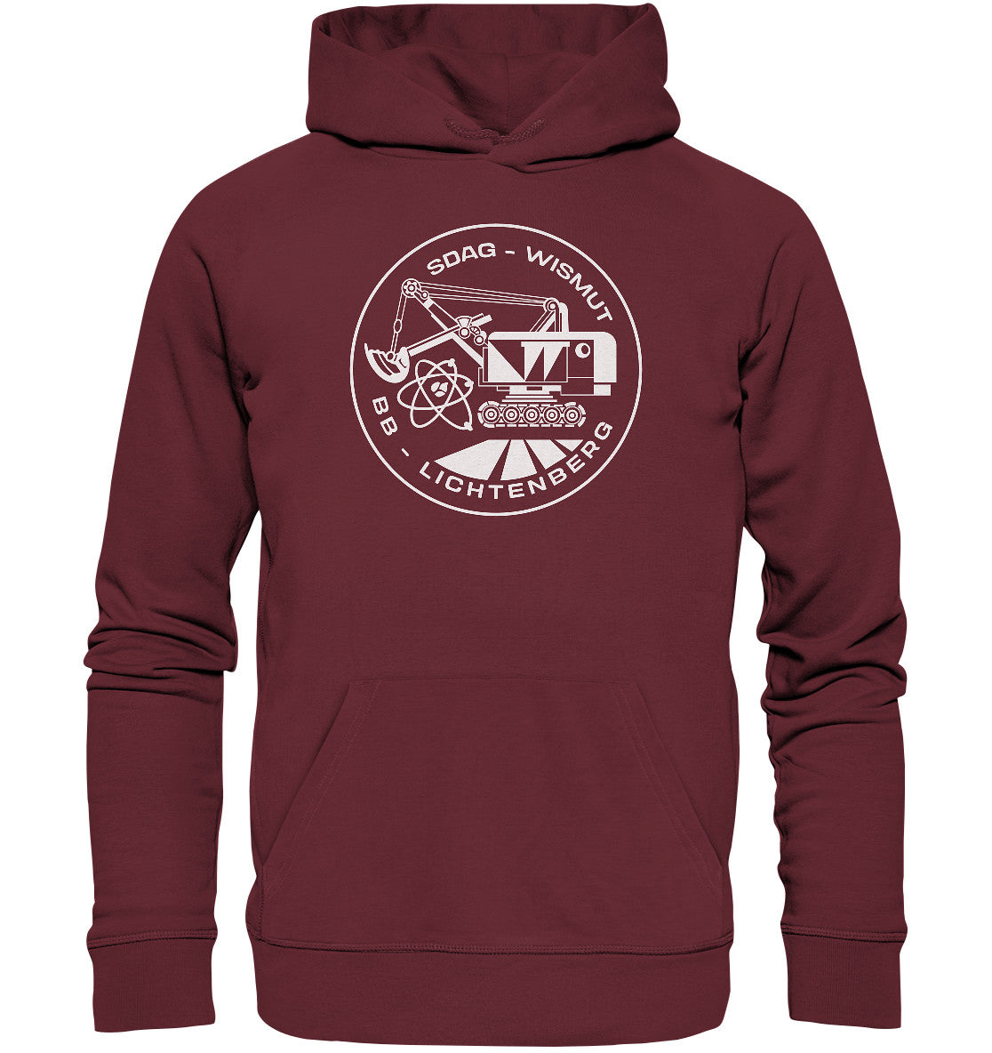 DDR Ostalgie Kapuze / Organic Hoodie Unisex • SDAG WISMUT - BB LICHTENBERG - Organic Basic Hoodie