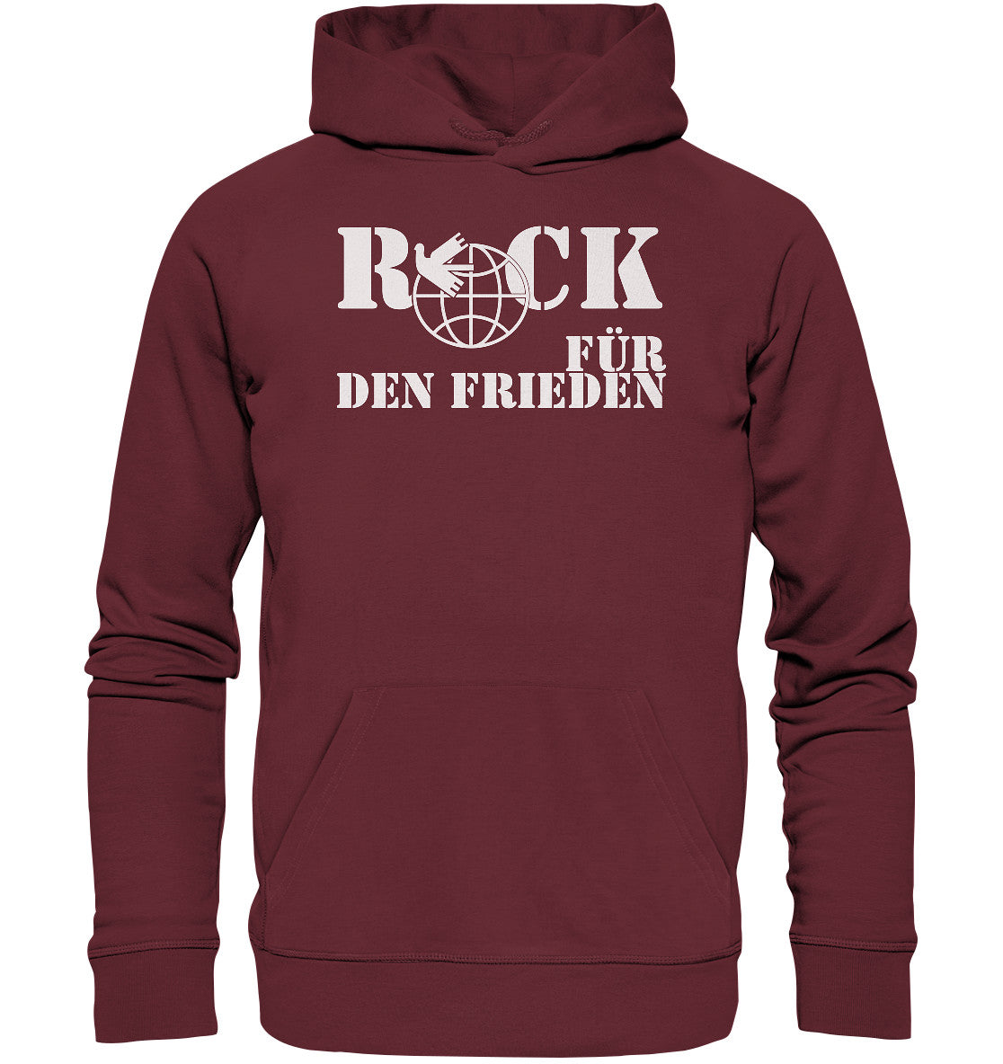 DDR Ostalgie Kapuze / Organic Hoodie Unisex • ROCK FÜR DEN FRIEDEN - MUSIKFESTIVAL