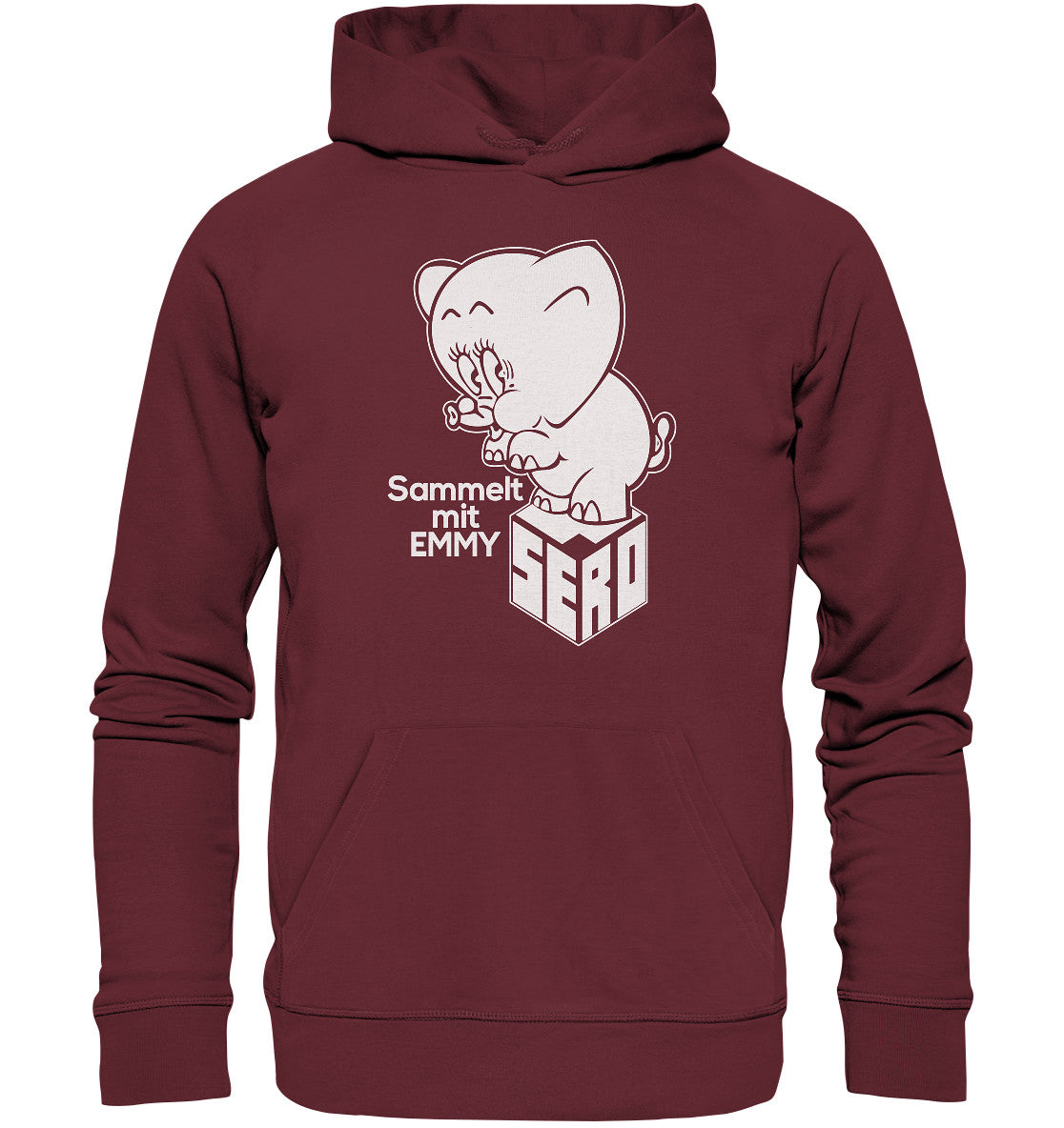 DDR Ostalgie Kapuze / Organic Hoodie Unisex • SERO - SAMMELT MIT EMMY - hell