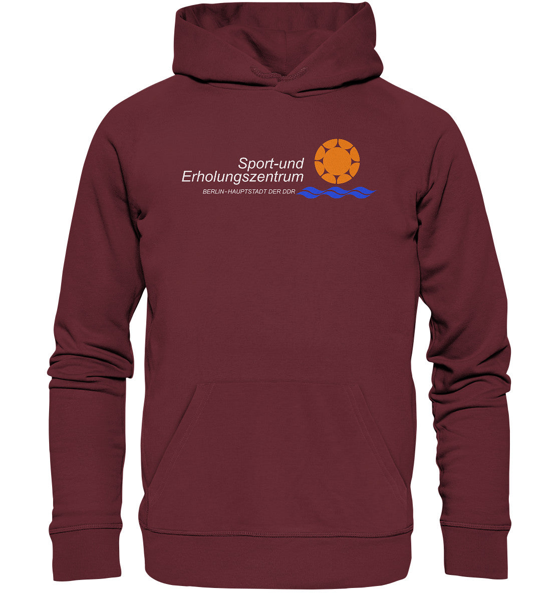 DDR Ostalgie Kapuze / Organic Hoodie Unisex • SEZ BERLIN