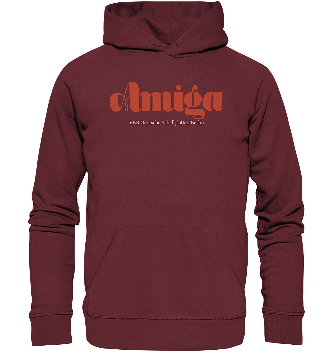 DDR Ostalgie Kapuze / Organic Hoodie Unisex • AMIGA SCHALLPLATTEN