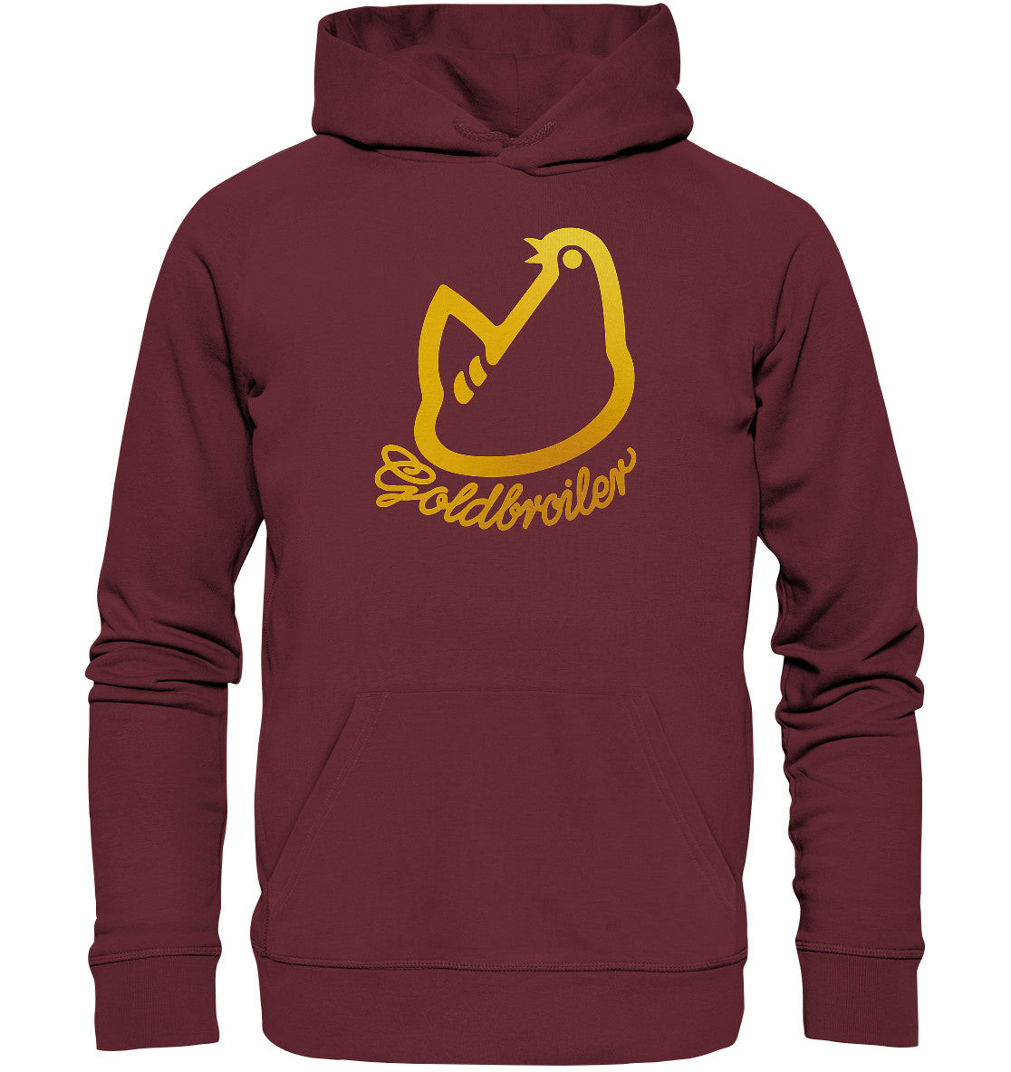 DDR Ostalgie Kapuze / Organic Hoodie Unisex • GOLDBROILER