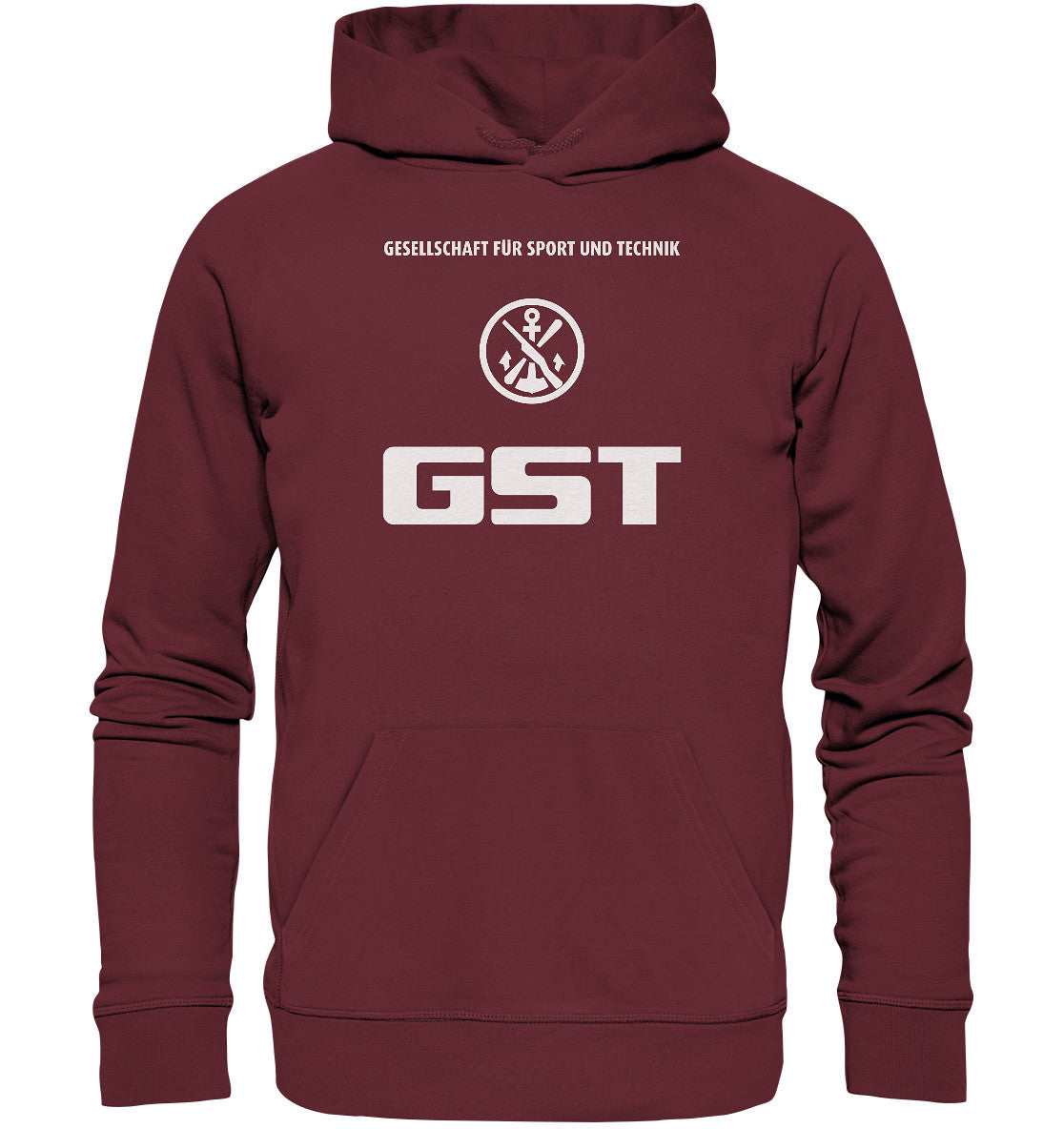 DDR Ostalgie Kapuze / Organic Hoodie Unisex • GST - GESELLSCHAFT FÜR SPORT UND TECHNIK