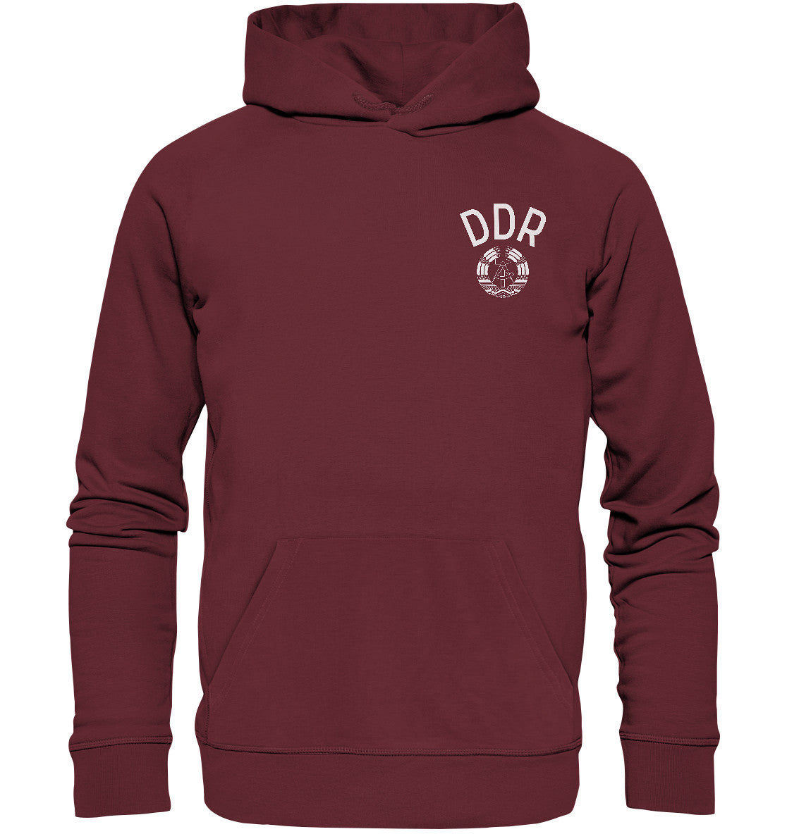 DDR Ostalgie Kapuze / Organic Hoodie Unisex • DDR SPORT TRIKOT - monochrom