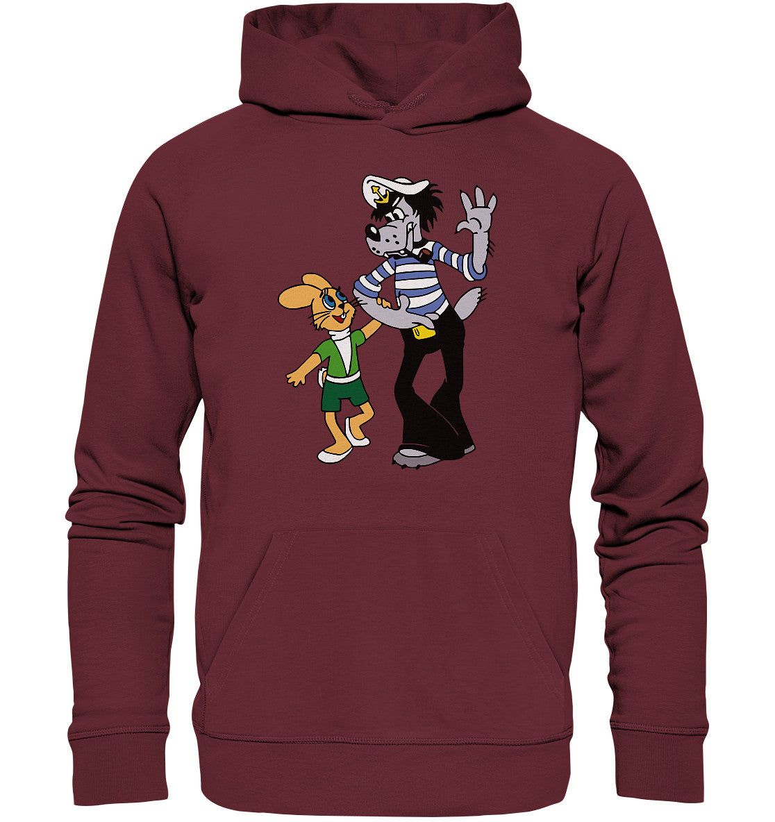 DDR Ostalgie Kapuze / Organic Hoodie Unisex • NU PAGADI - HASE & WOLF