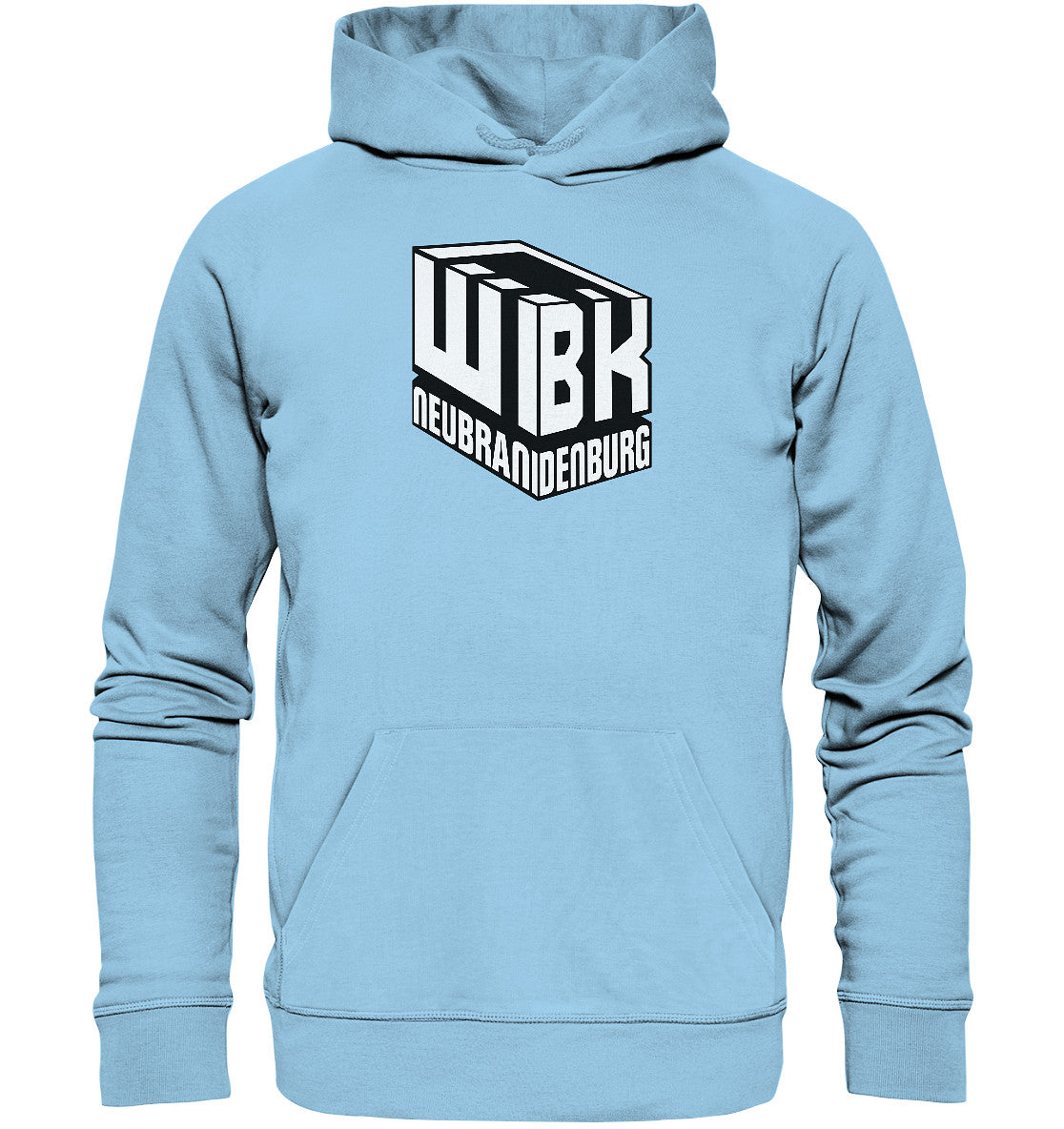 DDR Ostalgie Kapuze / Organic Hoodie Unisex • WOHNUNGSBAUGESELLSCHAFT NEUBRANDENBURG