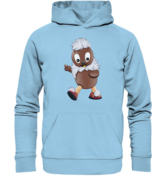 DDR Ostalgie Kapuze / Organic Hoodie Unisex • UNSER SANDMÄNNCHEN - PITTIPLATSCH MACHT LAUNE