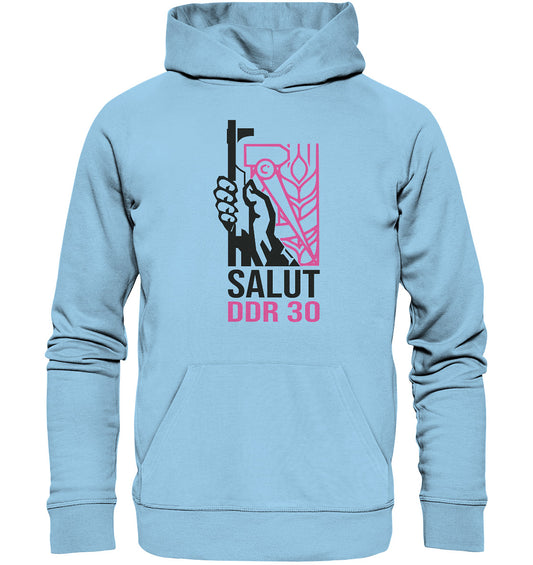 DDR Ostalgie Kapuze / Organic Hoodie Unisex • DDR: 30 JAHRE NVA