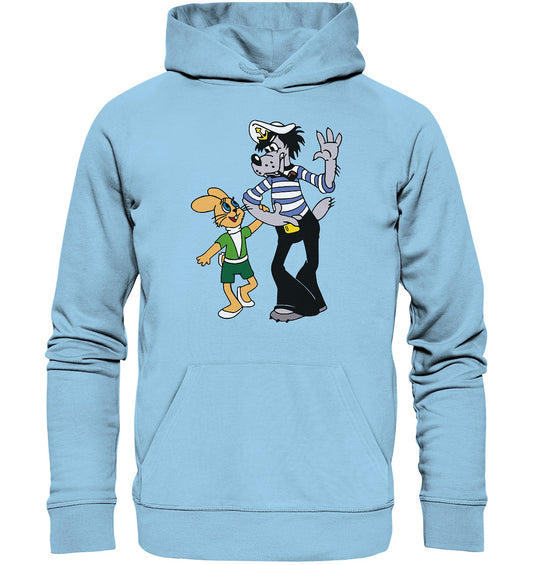 DDR Ostalgie Kapuze / Organic Hoodie Unisex •  NU PAGADI - HASE & WOLF