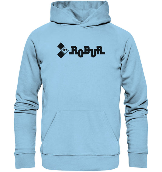DDR Ostalgie Kapuze / Organic Hoodie Unisex • IFA ROBUR - hell