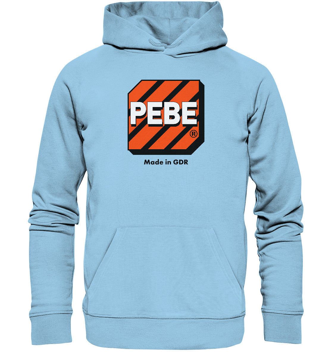 DDR Ostalgie Kapuze / Organic Hoodie Unisex • PEBE BAUKASTEN - MADE IN GDR#