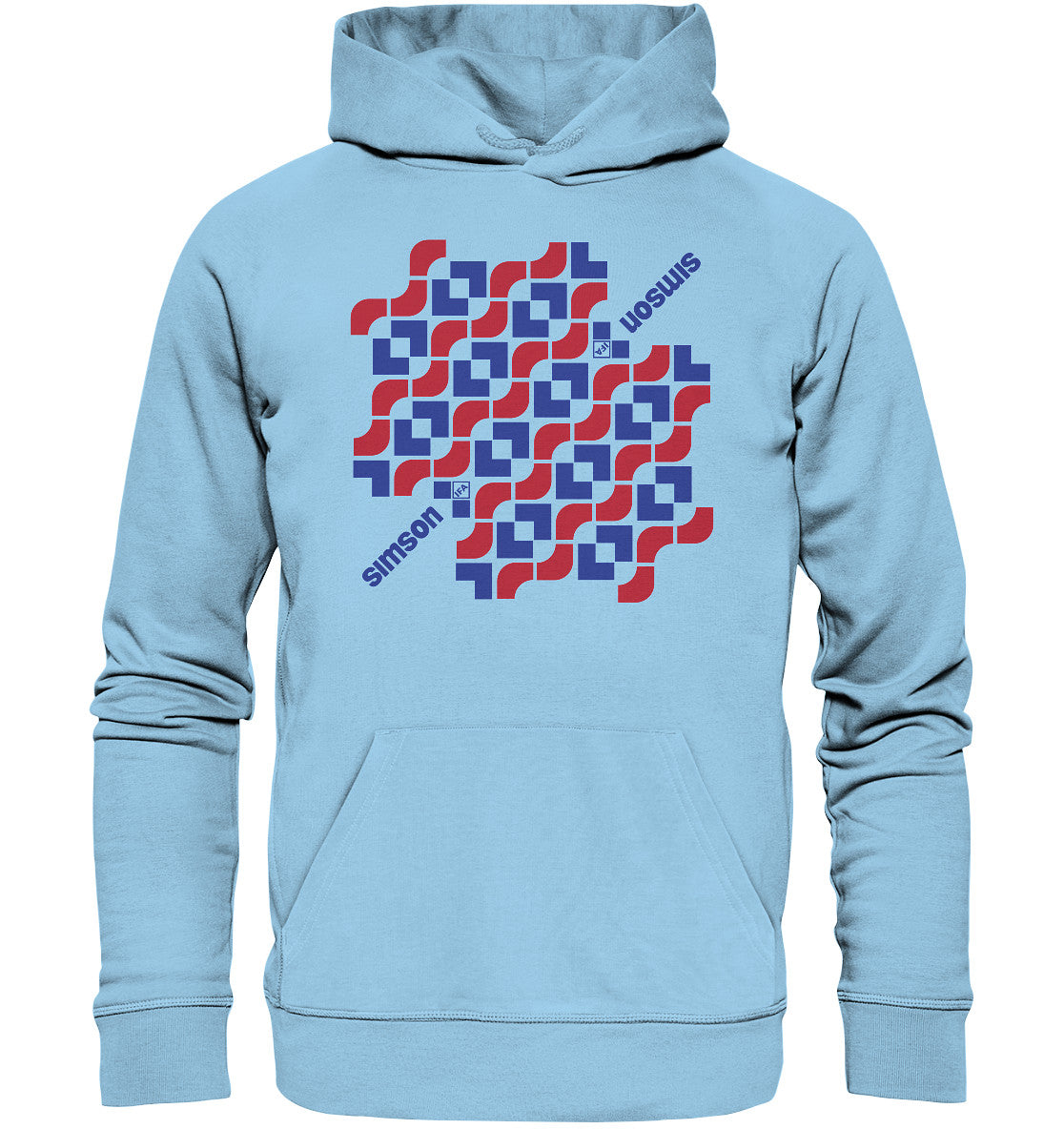 DDR Ostalgie Kapuze / Organic Hoodie Unisex • SIMSON - ORIGINAL DESIGN HALSTUCH