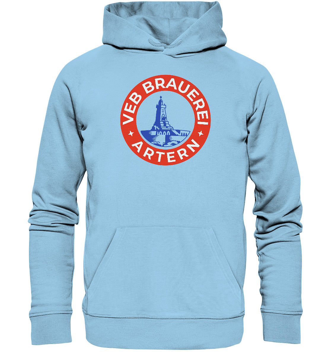 DDR Ostalgie Kapuze / Organic Hoodie Unisex • VEB BRAUEREI ARTERN