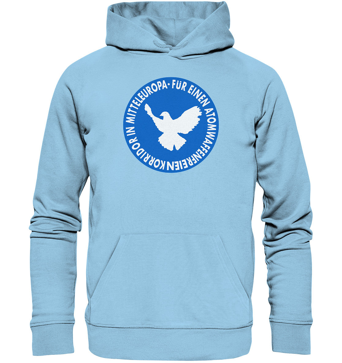 DDR Ostalgie Kapuze / Organic Hoodie Unisex • ATOMWAFFENFREIES MITTELEUROPA