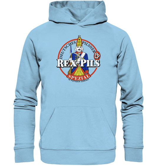 DDR Ostalgie Kapuze / Organic Hoodie Unisex • REX PILS POTSDAM