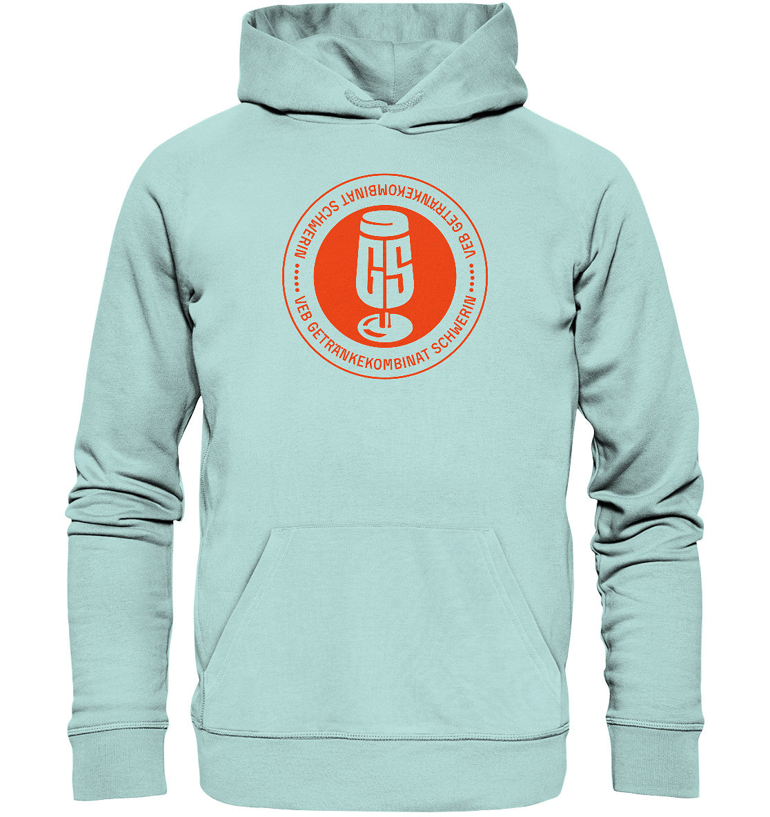 DDR Ostalgie Kapuze / Organic Hoodie Unisex • VEB GETRÄNKEKOMBINAT SCHWERIN