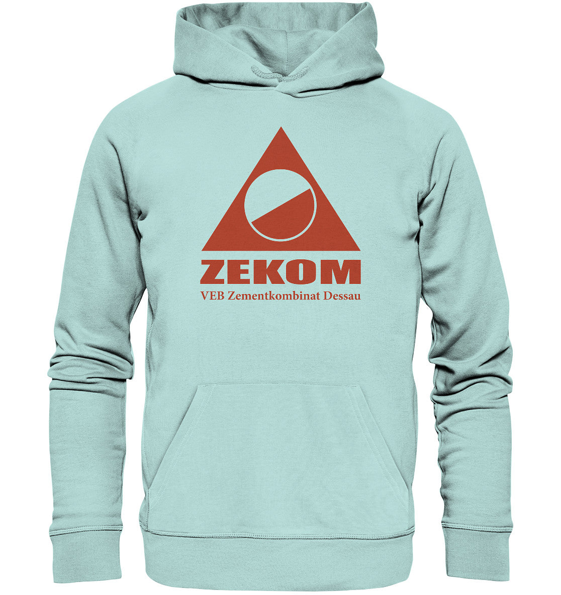 DDR Ostalgie Kapuze / Organic Hoodie Unisex • VEB ZEMENTKOMBINAT DESSAU
