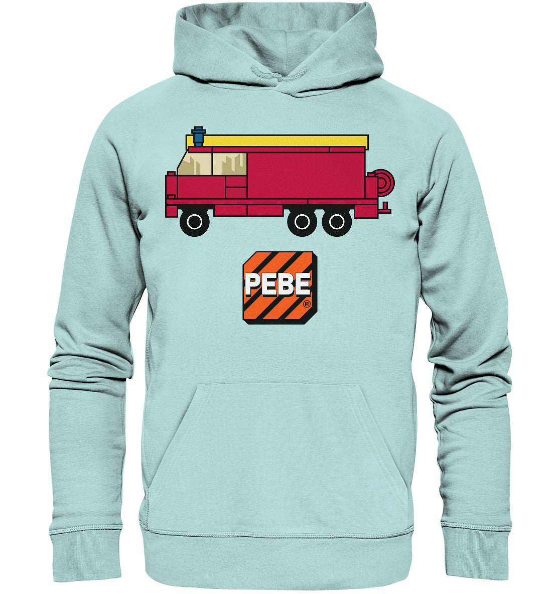 DDR Ostalgie Kapuze / Organic Hoodie Unisex • PEBE BAUSTEINE
