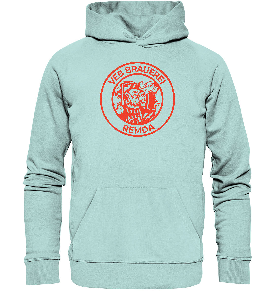 DDR Ostalgie Kapuze / Organic Hoodie Unisex • VEB BRAUEREI REMDA