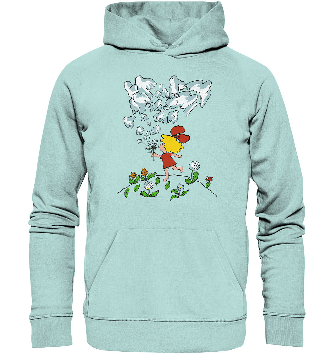 DDR Ostalgie Kapuze / Organic Hoodie Unisex • FRIEDENSPLAKAT GEGEN NATO-RAKETEN IN WESTEUROPA