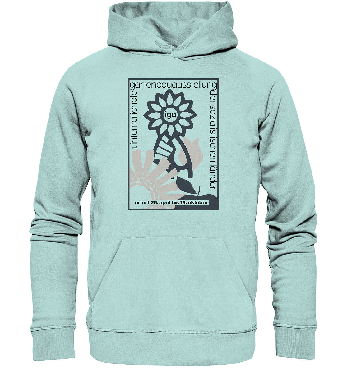 DDR Ostalgie Kapuze / Organic Hoodie Unisex • IGA ERFURT
