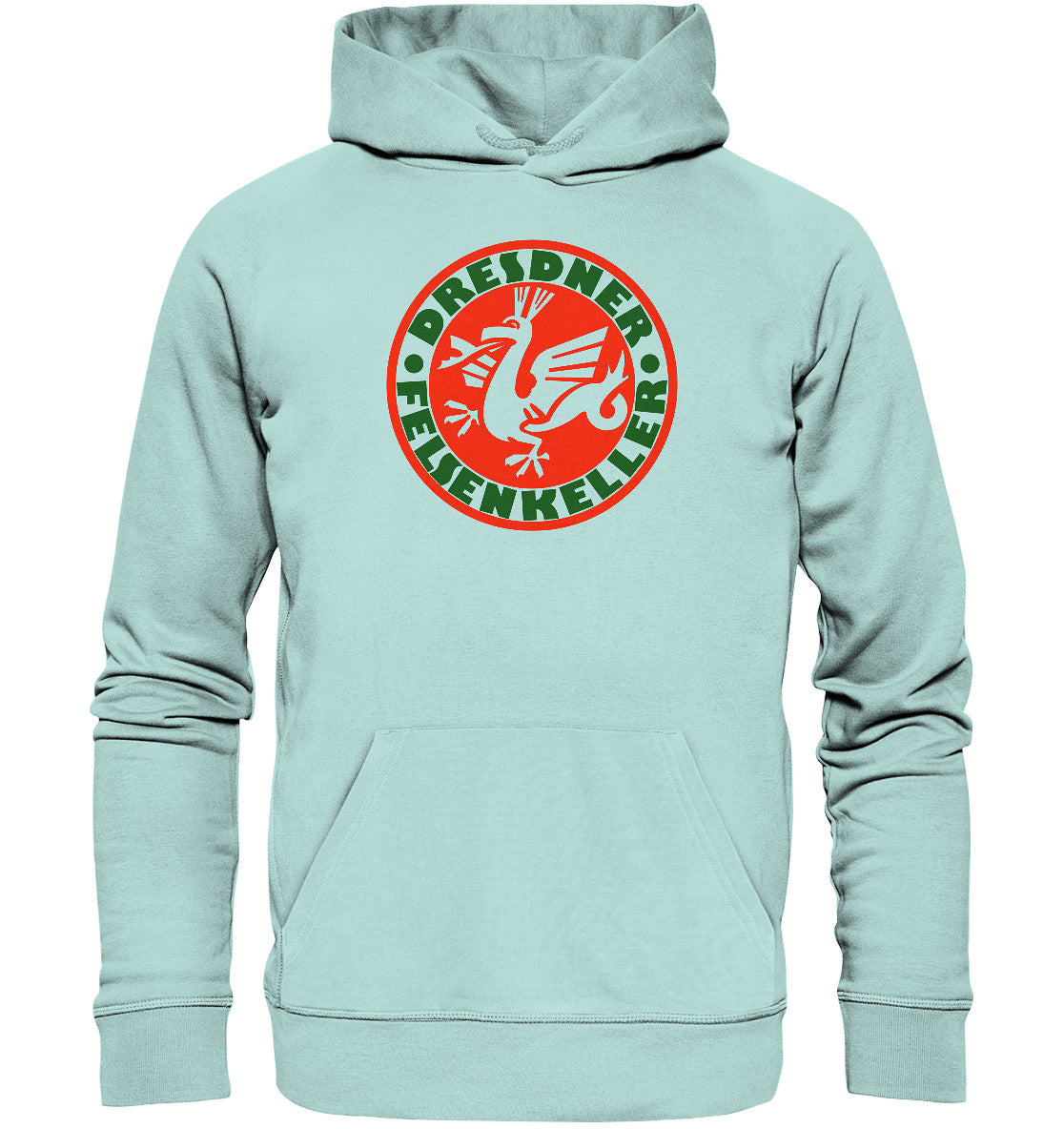 DDR Ostalgie Kapuze / Organic Hoodie Unisex • VEB DRESDNER FELSENKELLER - BIERDECKEL