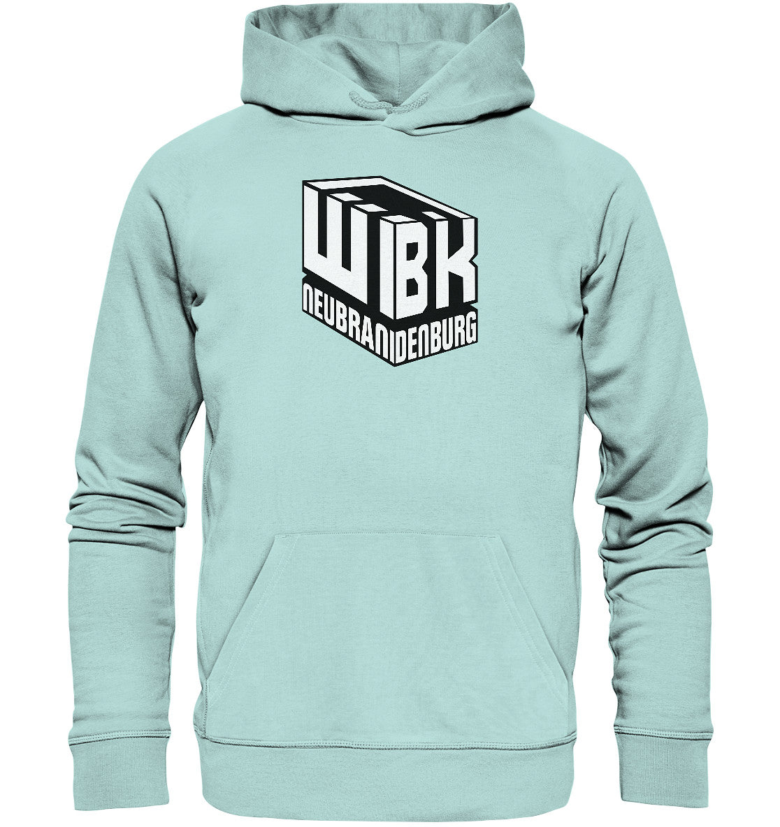 DDR Ostalgie Kapuze / Organic Hoodie Unisex • WOHNUNGSBAUGESELLSCHAFT NEUBRANDENBURG