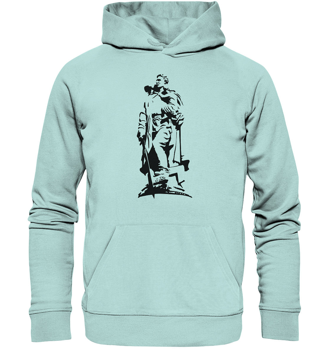 DDR Ostalgie Kapuze / Organic Hoodie Unisex • DEUTSCH-SOWJETISCHES EHRENMAL BERLIN-TREPTOW