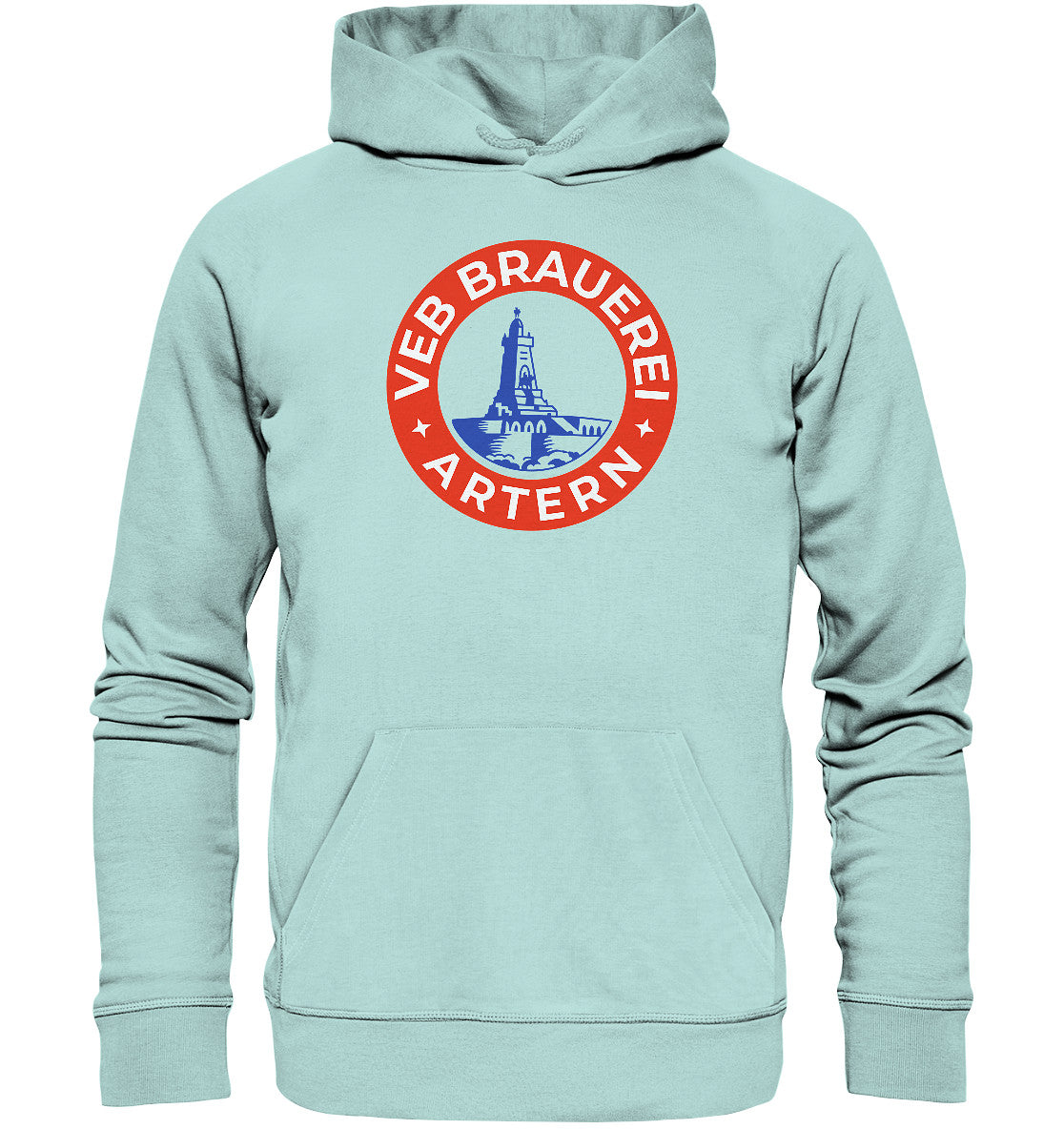 DDR Ostalgie Kapuze / Organic Hoodie Unisex • VEB BRAUEREI ARTERN