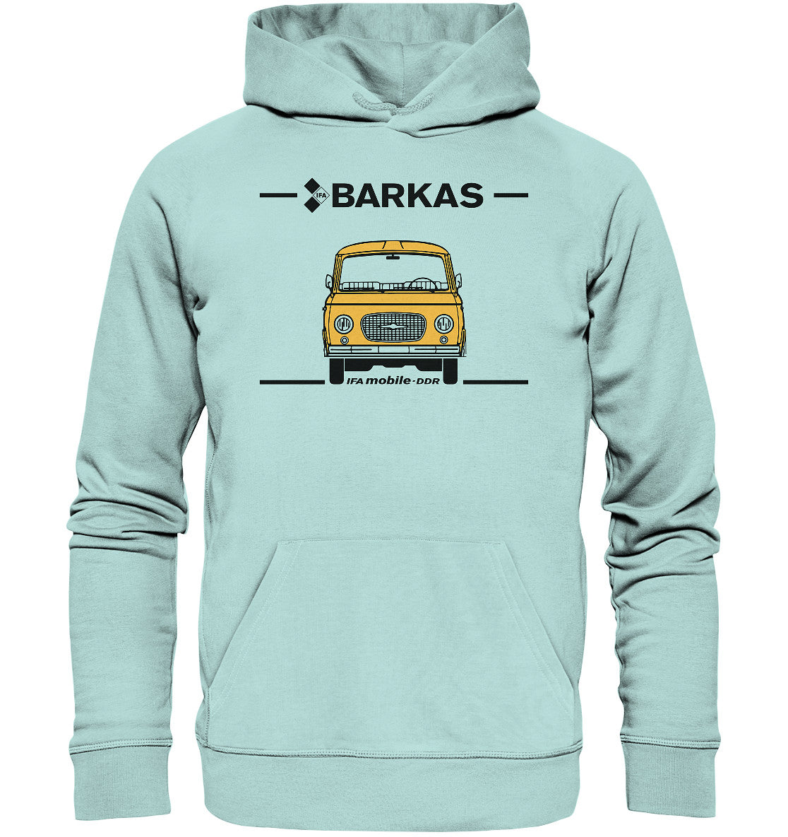 DDR Ostalgie Kapuze / Organic Hoodie Unisex • IFA BARKAS