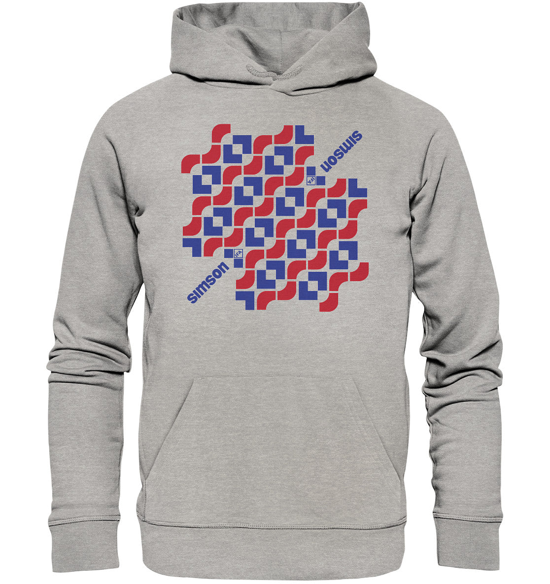 DDR Ostalgie Kapuze / Organic Hoodie Unisex • SIMSON - ORIGINAL DESIGN HALSTUCH