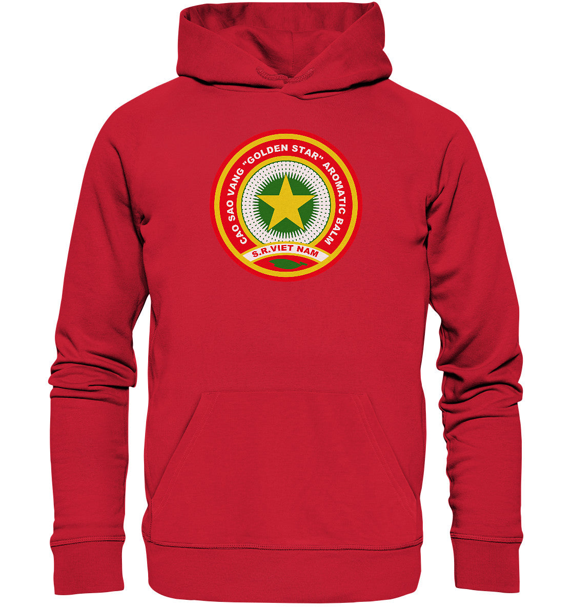 DDR Ostalgie Kapuze / Organic Hoodie Unisex • VIETNAMESISCHE SALBE GOLDEN STAR