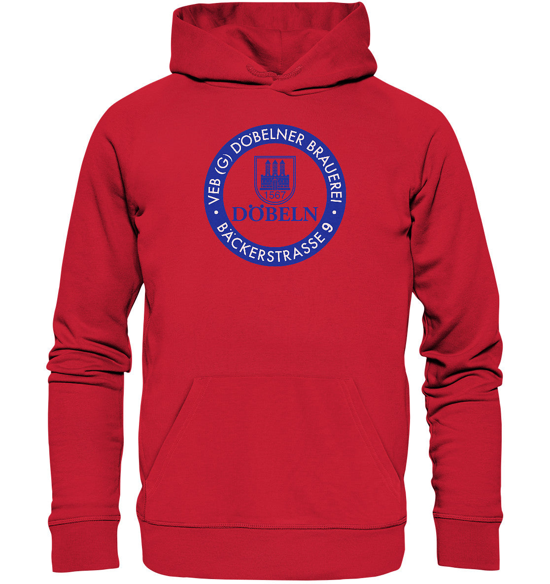 DDR Ostalgie Kapuze / Organic Hoodie Unisex • VEB DÖBELNER BRAUEREI