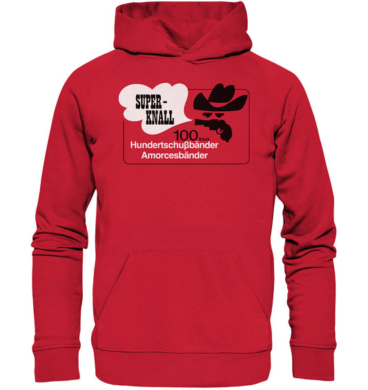 DDR Ostalgie Kapuze / Organic Hoodie Unisex • SUPERKNALL ZÜNDPLÄTTCHEN