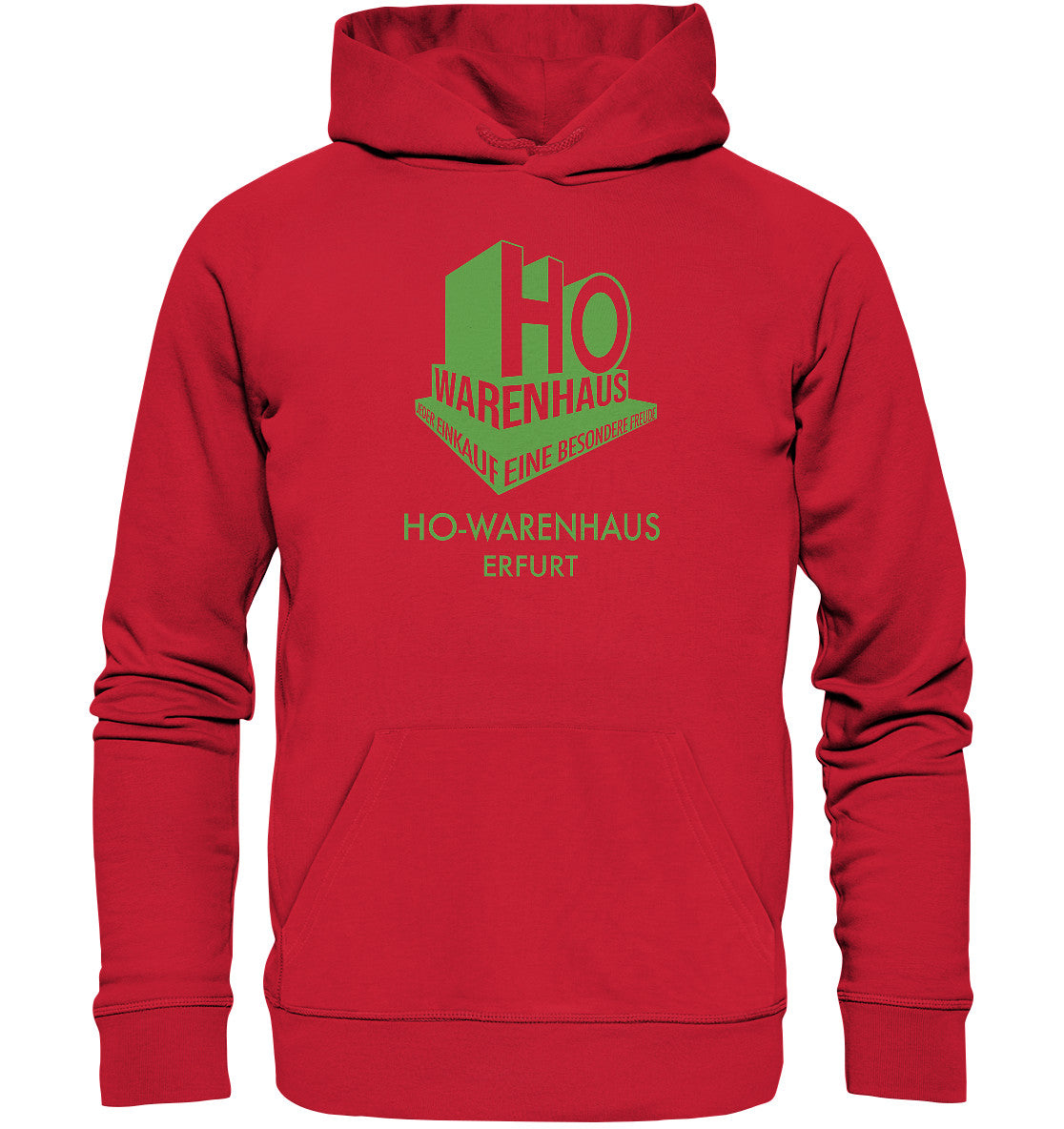 DDR Ostalgie Kapuze / Organic Hoodie Unisex • HO WARENHAUS ERFURT
