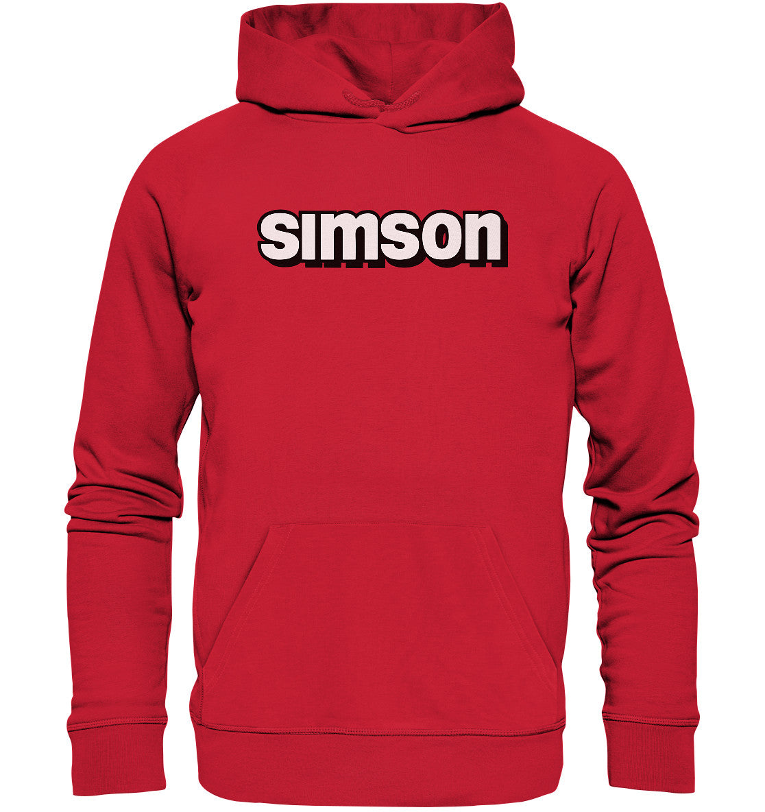 DDR Ostalgie Kapuze / Organic Hoodie Unisex • SIMSON - SCHRIFTZUG
