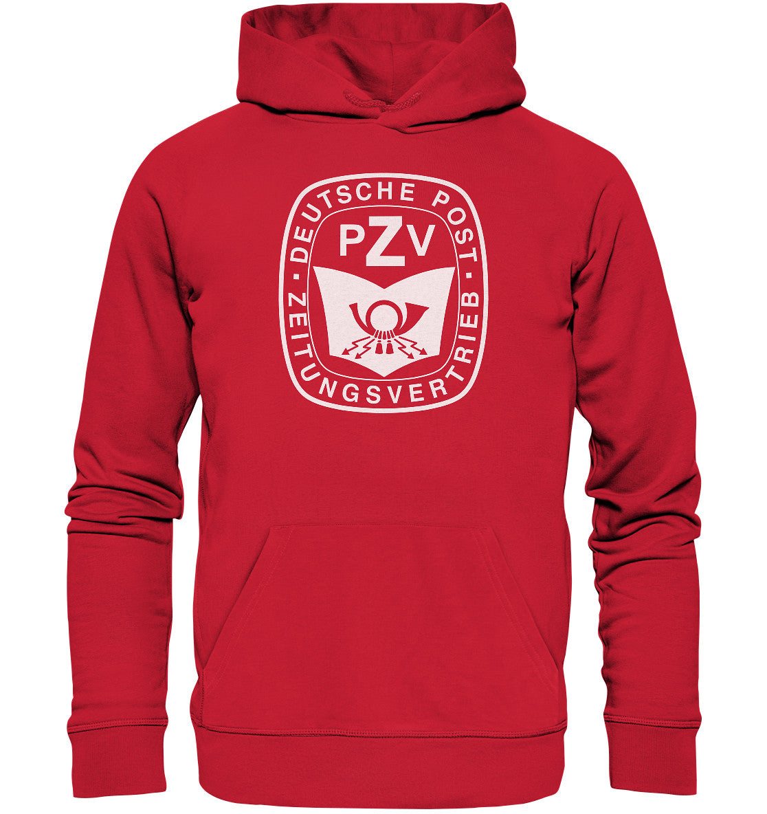 DDR Ostalgie Kapuze / Organic Hoodie Unisex • DDR - DEUTSCHE POST - hell