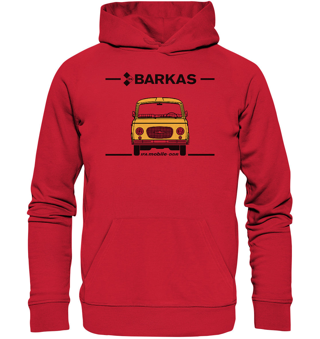 DDR Ostalgie Kapuze / Organic Hoodie Unisex • IFA BARKAS
