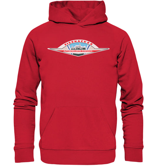 DDR Ostalgie Kapuze / Organic Hoodie Unisex • AUTOMOBILWERK EISENACH