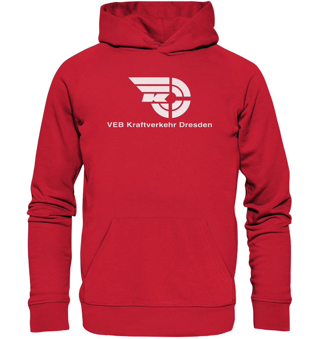 DDR Ostalgie Kapuze / Organic Hoodie Unisex • VEB KRAFTVERKEHR DRESDEN