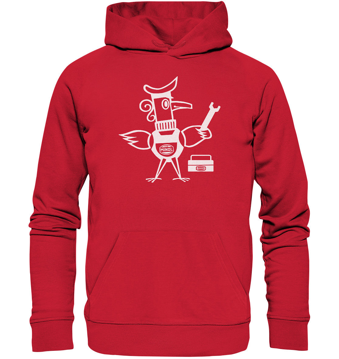 DDR Ostalgie Kapuze / Organic Hoodie Unisex • MINOL PIROL - URVERSION