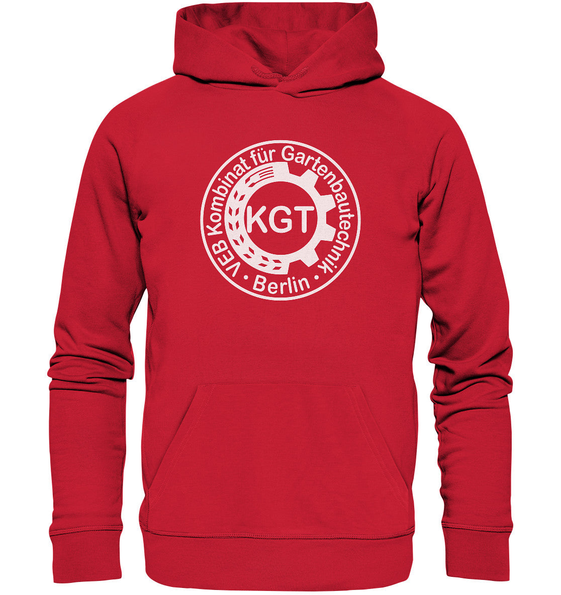 DDR Ostalgie Kapuze / Organic Hoodie Unisex • KGT - VEB KOMBINAT FÜR GARTENBAUTECHNIK BERLIN