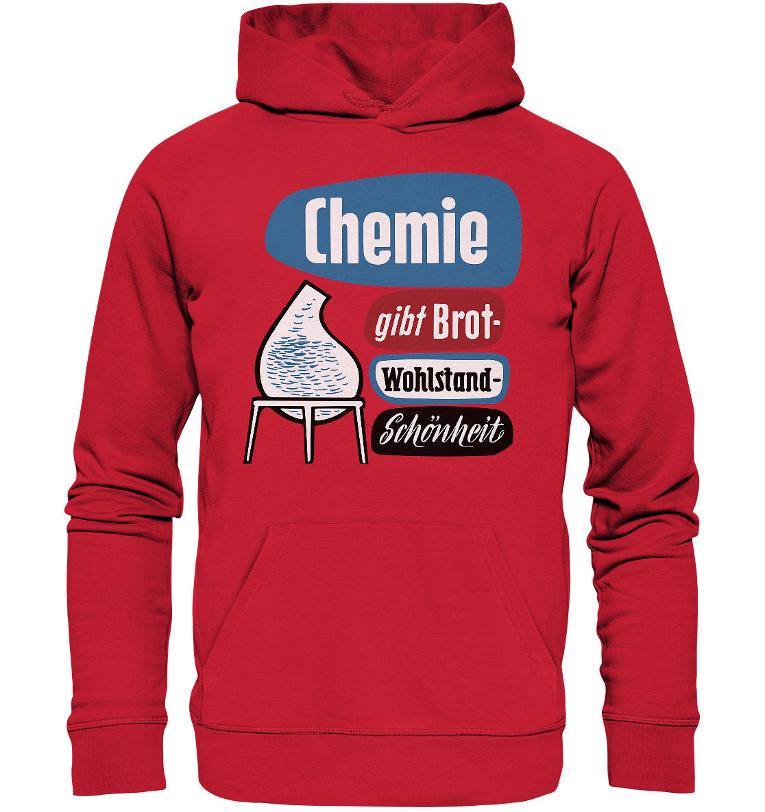 DDR Ostalgie Kapuze / Organic Hoodie Unisex • CHEMIE GIBT BROT - LEUNA-WERKE
