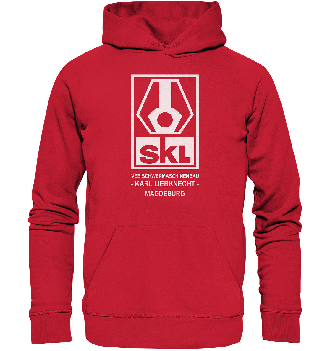 DDR Ostalgie Kapuze / Organic Hoodie Unisex • SKL KARL LIEBKNECHT MAGDEBURG