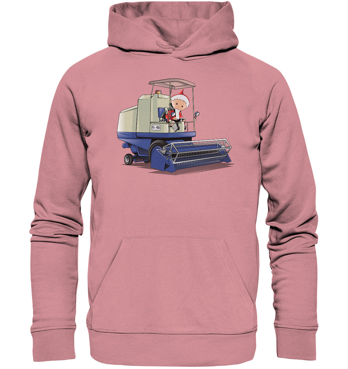 DDR Ostalgie Kapuze / Organic Hoodie Unisex • UNSER SANDMÄNNCHEN - ERNTEZEIT (PU-506)