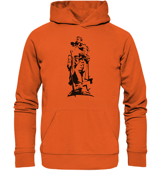 DDR Ostalgie Kapuze / Organic Hoodie Unisex • DEUTSCH-SOWJETISCHES EHRENMAL BERLIN-TREPTOW
