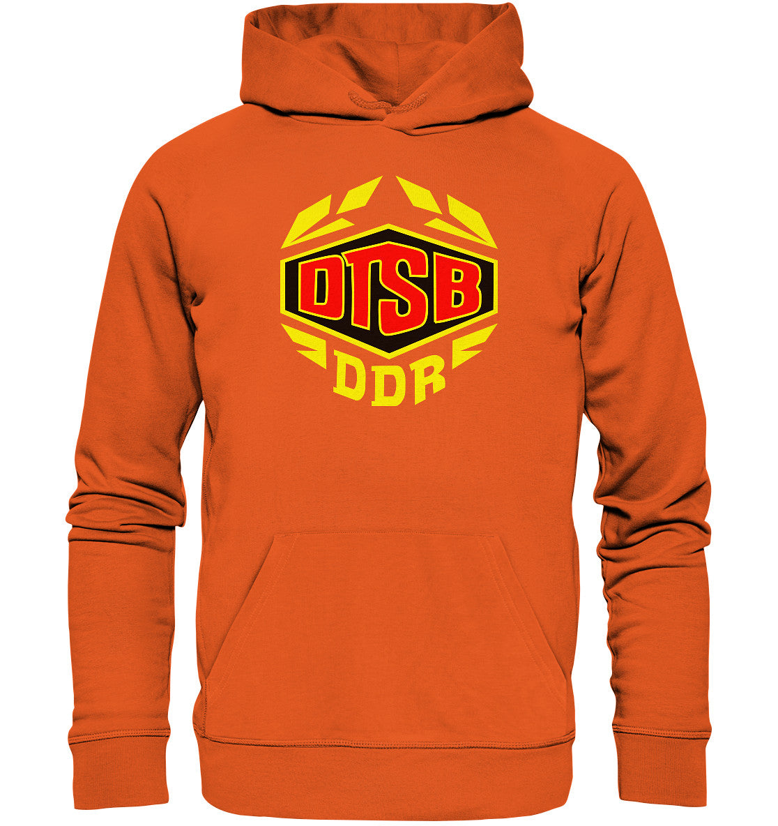DDR Ostalgie Kapuze / Organic Hoodie Unisex • DDR TURN & SPORTBUND