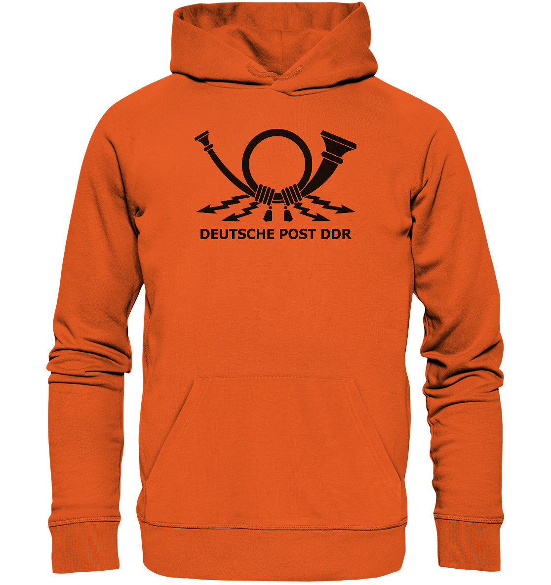DDR Ostalgie Kapuze / Organic Hoodie Unisex • DEUTSCHE POST DDR